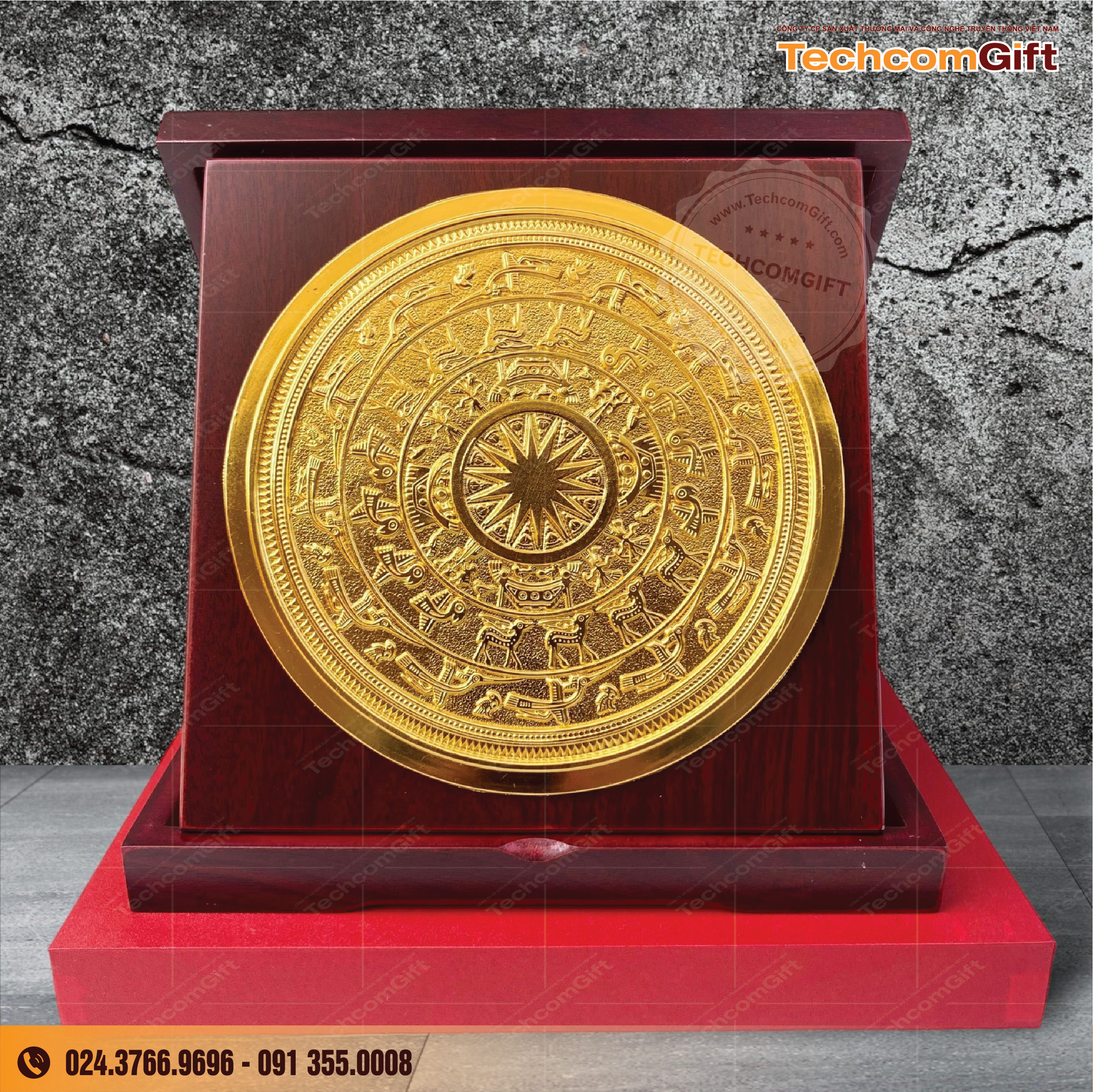 Biểu Trưng Gỗ Đồng 01