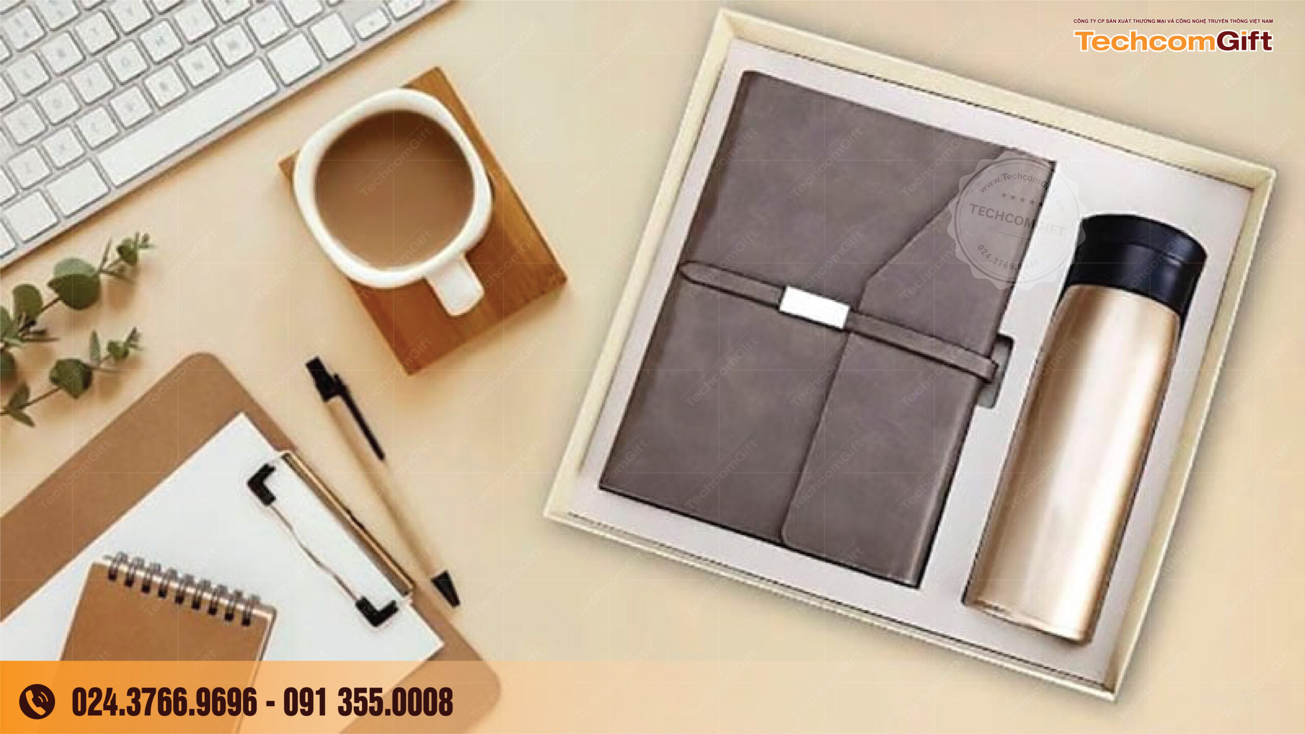 Setgift Sổ Bìa Da