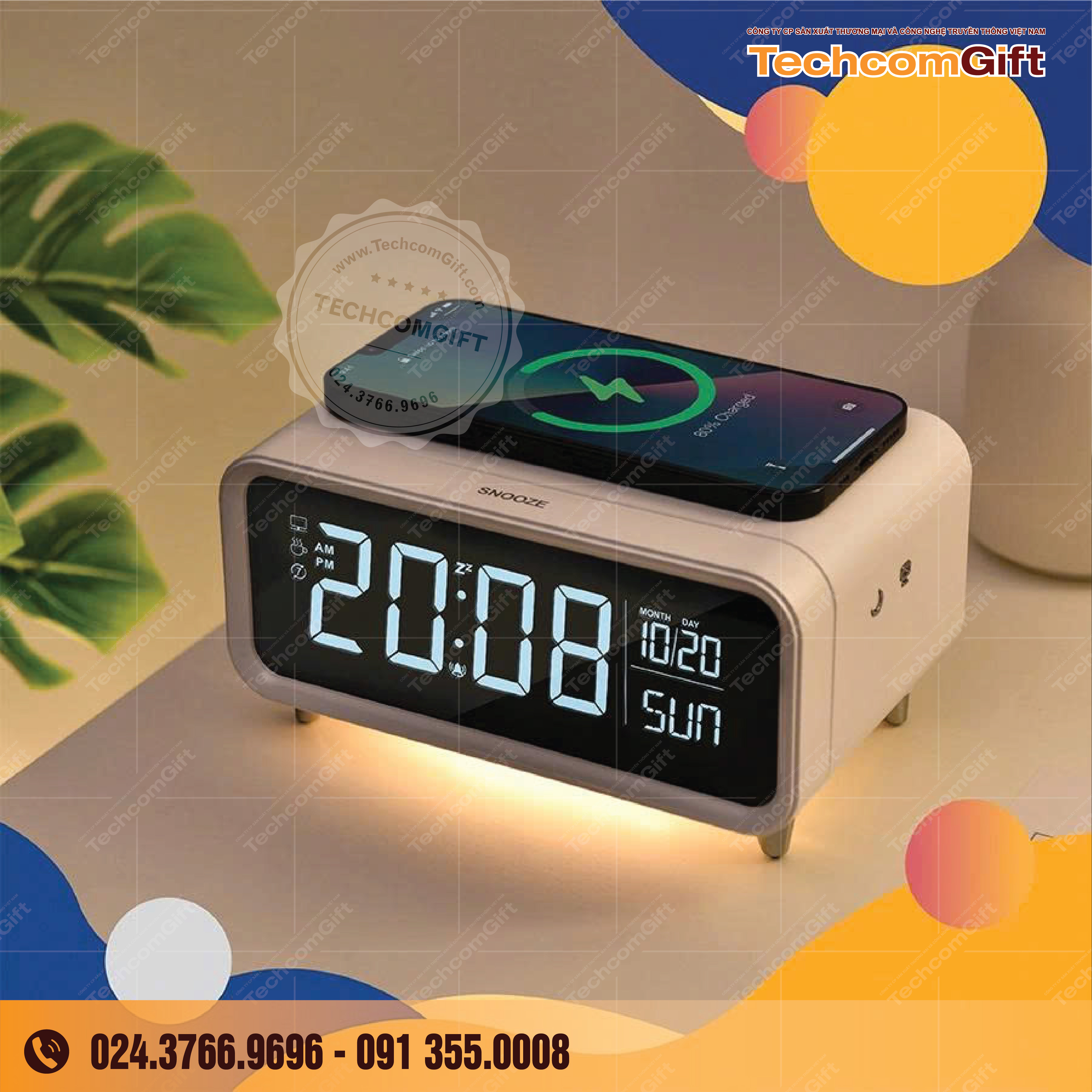 Đồng Hồ Led Để Bàn